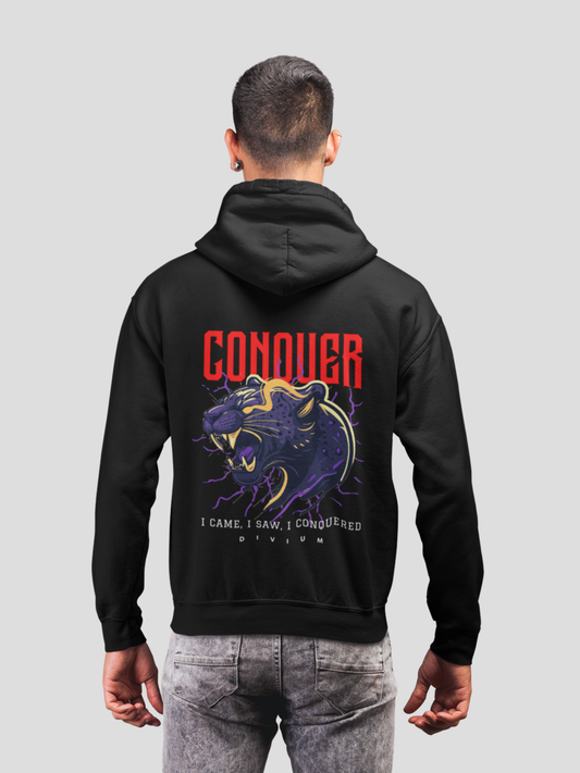 Conquer Hoodie – Midnight Black