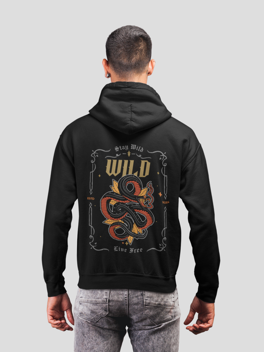 Wild Hoodie – Midnight Black