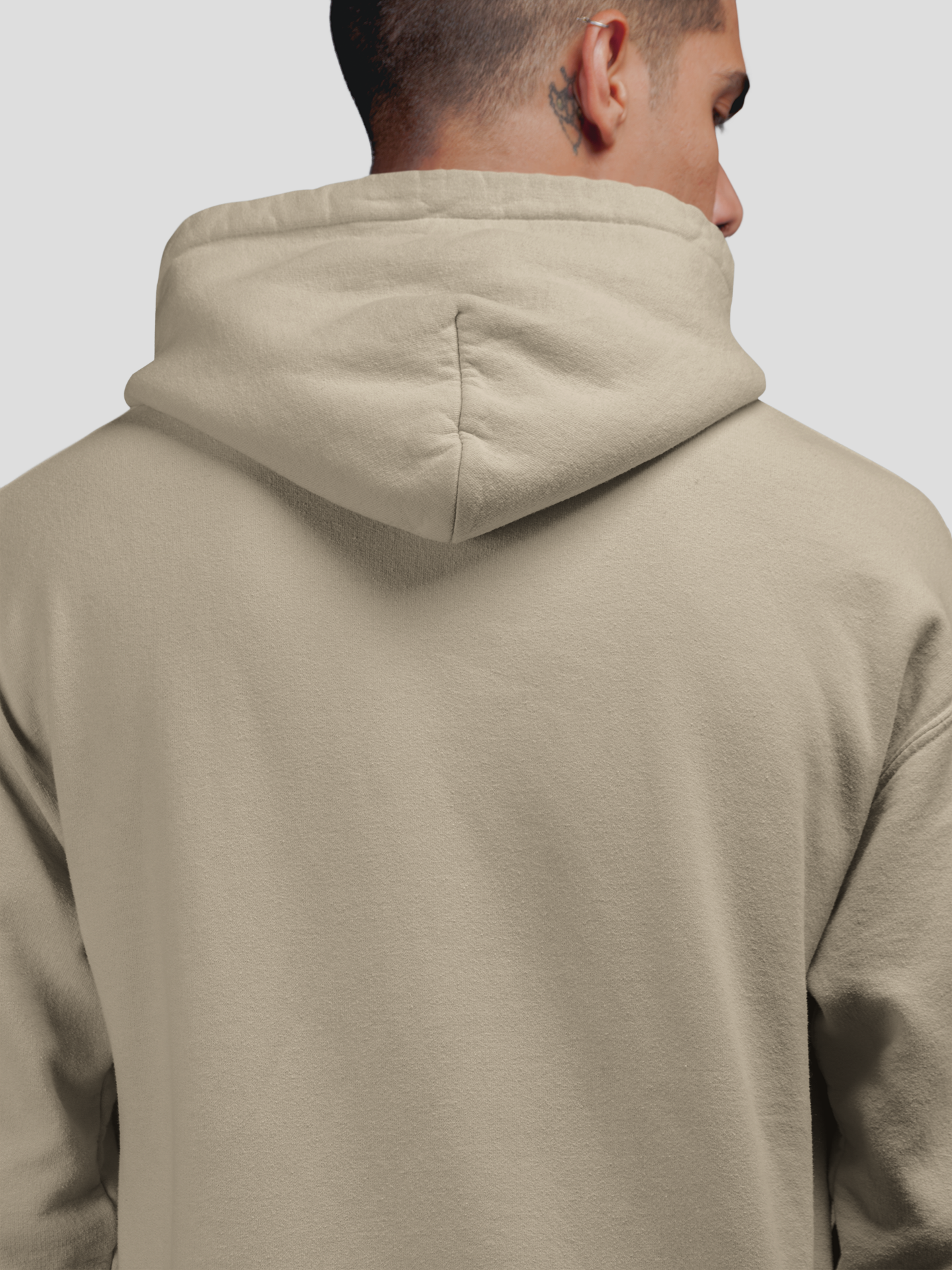 Sand Beige Essential Hoodie